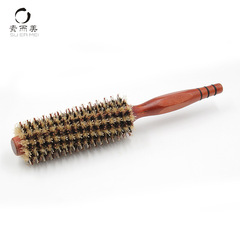廠家批發豬鬃毛梳耐熱滾梳梨花頭美發造型直發梳捲髮梳美發梳子