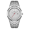 Quartz watches, waterproof calendar, men's steel belt, swiss watch, wholesale, suitable for import