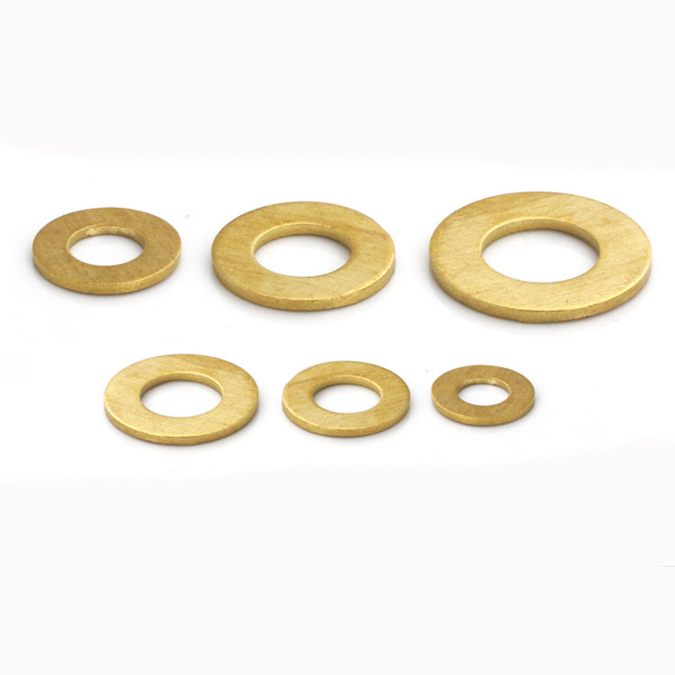铜垫片垫圈DIN125纯黄铜平垫黄铜金属挡圈黄铜垫片厂家批发