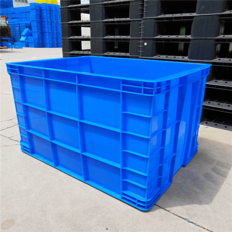 加厚周转箱长方形胶箱860*630*480塑料箱780型号带盖加厚塑料箱