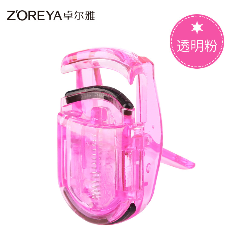 Zhuolya transfronterizas herramientas de belleza al por mayor principiante portátil fácil de usar ojo pestañas rizador manual mini rizador de pestañas