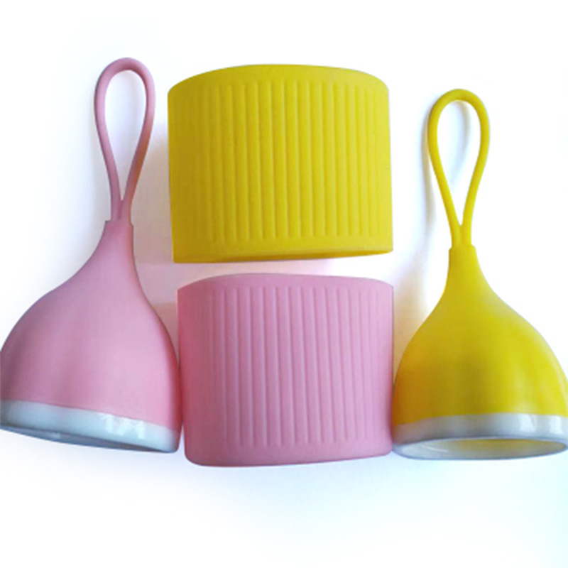 厂家批发耐高温硅胶杯套直筒茶杯套 玻璃水杯隔热套定 制硅胶杯套