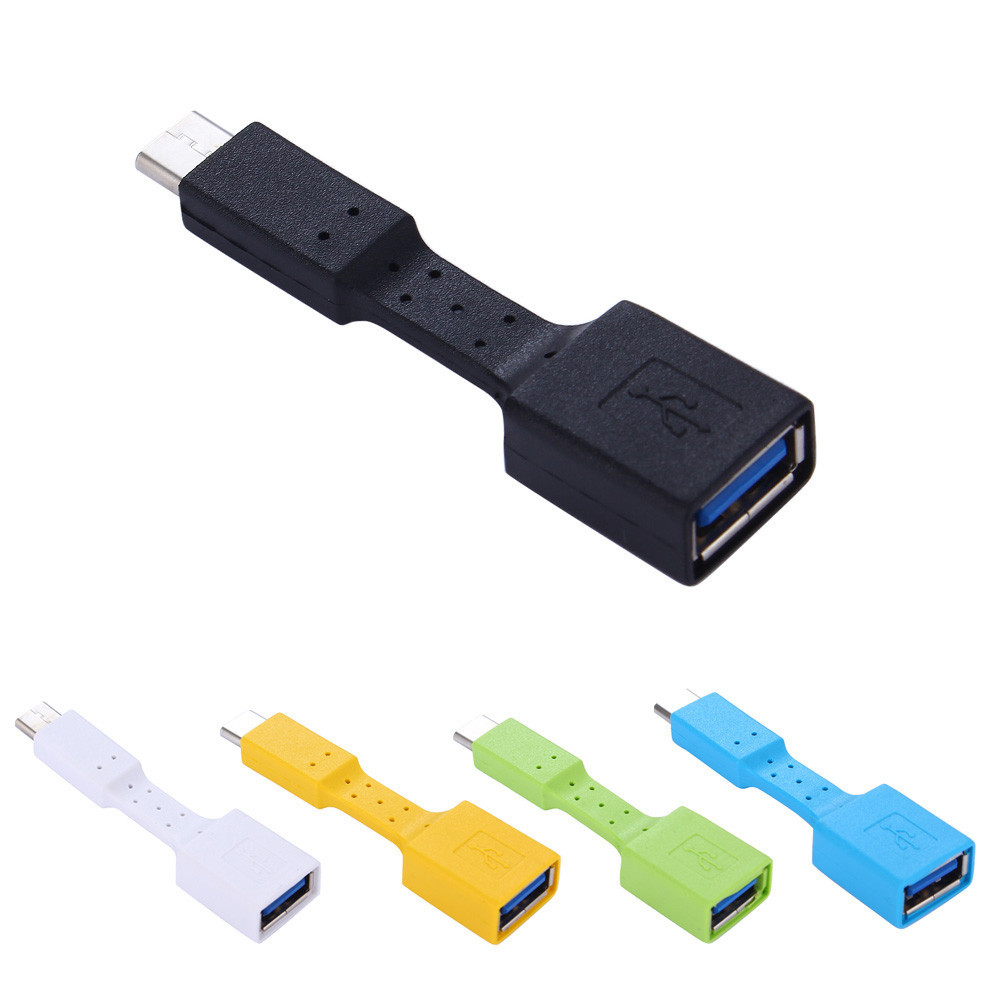 注塑typecotg转接头usb2.0转typecotg转接线鼠标键盘U盘转接头