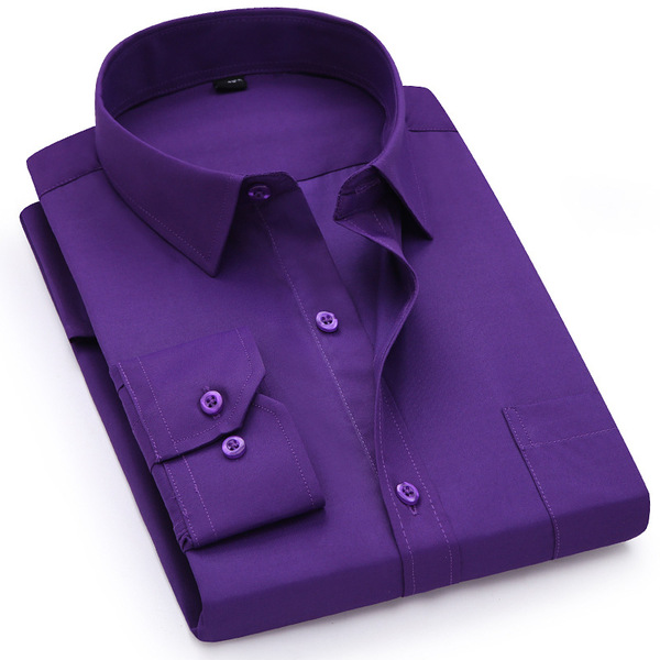 Solid color professional shirt for men and women