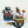 Halloween Collection Baking Cake Decoration Pumpkin Tree Bat Witch Account Plug -in Party Frequent Dress