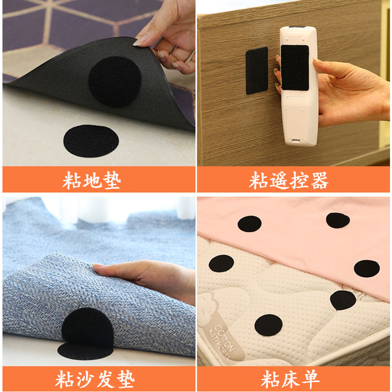 Fijador de cojines de sofá con cinta mágica para evitar que las sábanas y las edredones se deslizan de la cama, fijador de cojines de sofá seguro y sin agujas para evitar movimientos con cierre adhesivo.