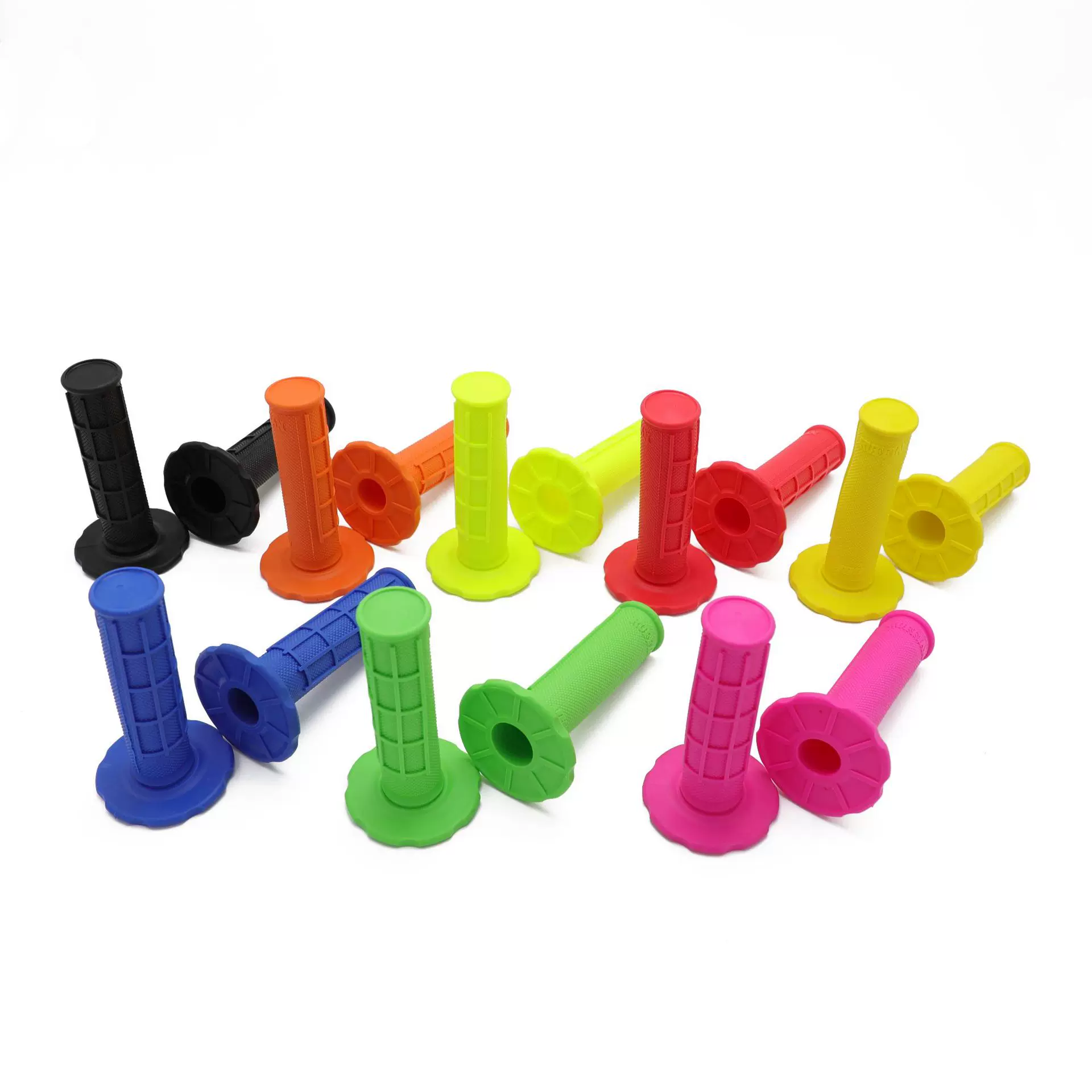 越野摩托车改装件 单色手把胶 越野手把胶  硅胶把套 多色系