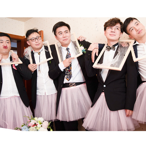 Wedding pick-up prank game props Wedding bridal chamber game package blocking the door newlyweds prank groomsmen group props