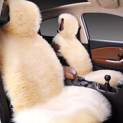 Amazon new car seat cushion Winter heated wool cashmere backrest main driving single manufacturer