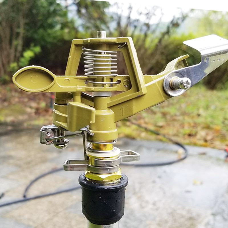 4 puntos de aleación 360 grados rotación rociador rociador de césped de ángulo controlable rociador de riego de jardín no incluido impuestos