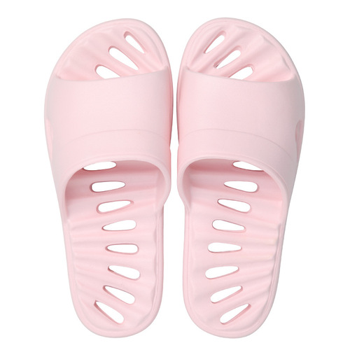 Couple home bathroom slippers home summer water leakage anti-slip bath wear-resistant household eva slippers for men and women