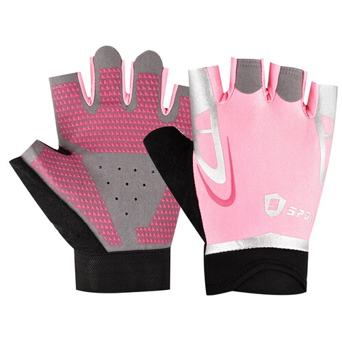 Cycling half-finger gloves fitness sports outdoor bike driving breathable wear-resistant travel hiking anti-slip gloves