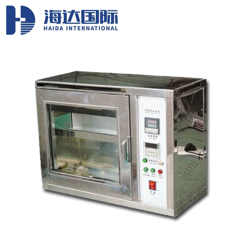 Машина для испытания вертикального горения внутри автомобиля