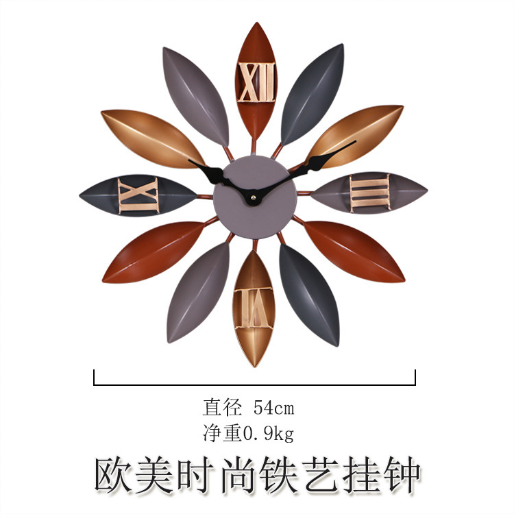 Reloj de pared decorativo diseño pavo real creativo minimalista – para sala de estar o fondo de casa de familia, venta en Amazon.