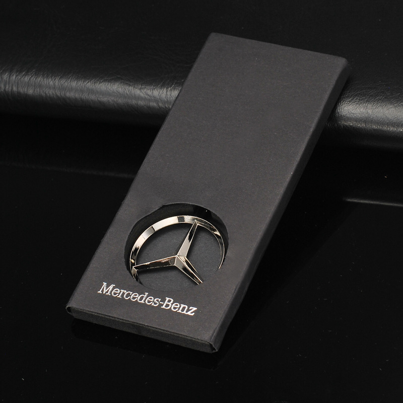 Suitable for car metal keychain 4S shop promotional gifts can be rotated with box packaging