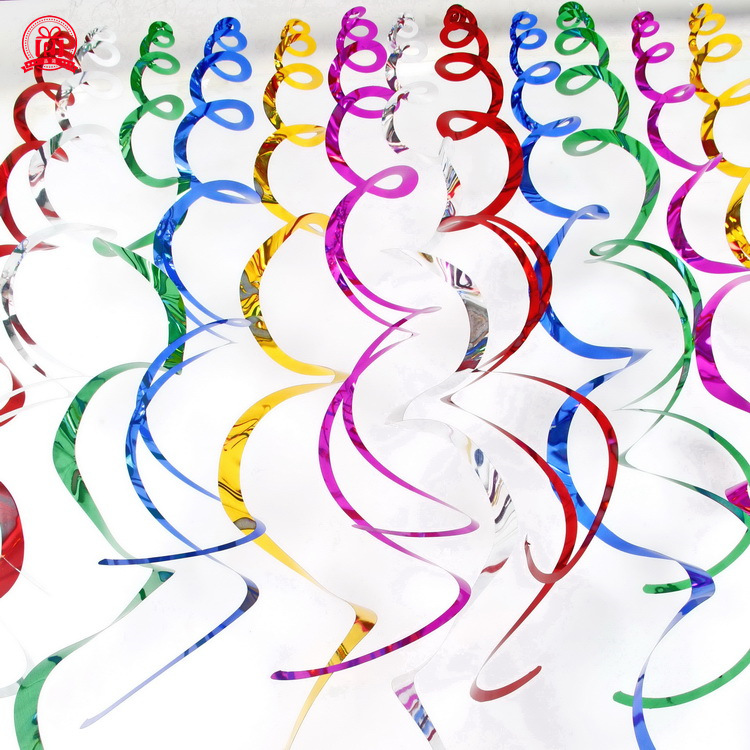 Suministro transfronterizo nueva espiral de Navidad adornos de PVC FIESTA DE Navidad adornos en espiral decoración de diseño de escena Garland