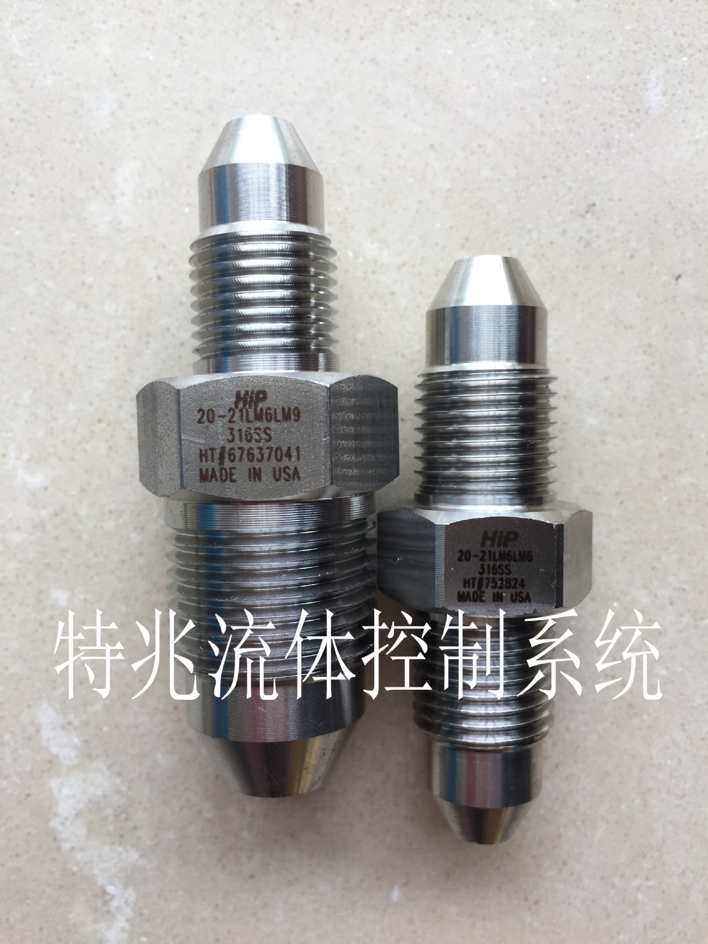 进口HIP高压接头 20-21LM6LM6 螺纹转换不锈钢3/8接头 高压喷枪
