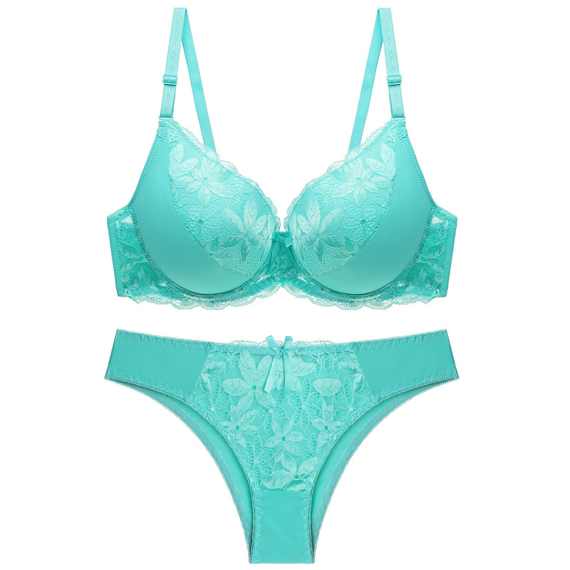 Bra Set European and American Lace Bra Set Plus Size Bra Women's Intimates Wish Aliexpress Amazon Hot Style
