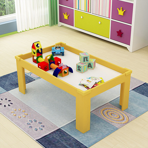 Children's play table space sand table kindergarten learning Lego table children's Lego wooden table