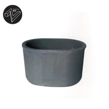 厂家直销碳化硅熔铝锅 石墨坩埚百顿坩埚 碳化硅坩埚规格全耐高温