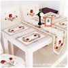 Modern and minimalistic coffee table, decorations, cloth, polyester, wholesale