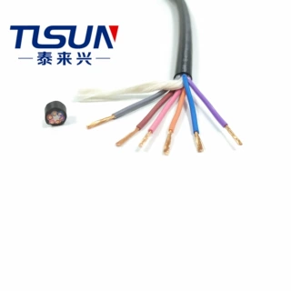 现货批发UL2517多芯20AWG护套线 耐温105度 可带屏蔽 AWM美规