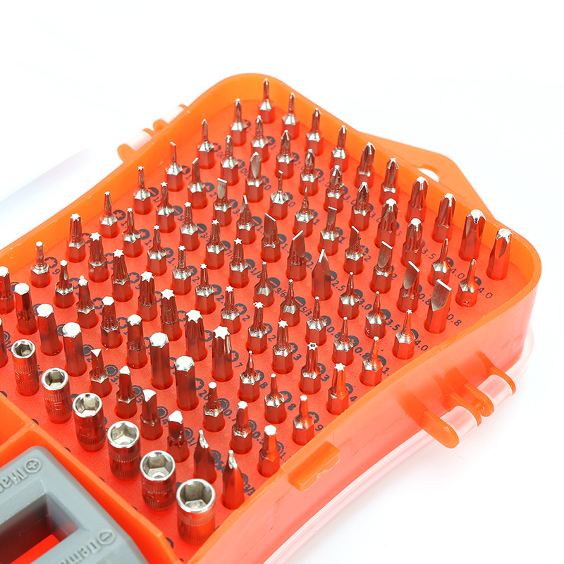 Nuevo 108-en-1 de aleación de aluminio de alta calidad manejar teléfono móvil reloj de reparación multiusos y conjunto de combinación de desmontaje