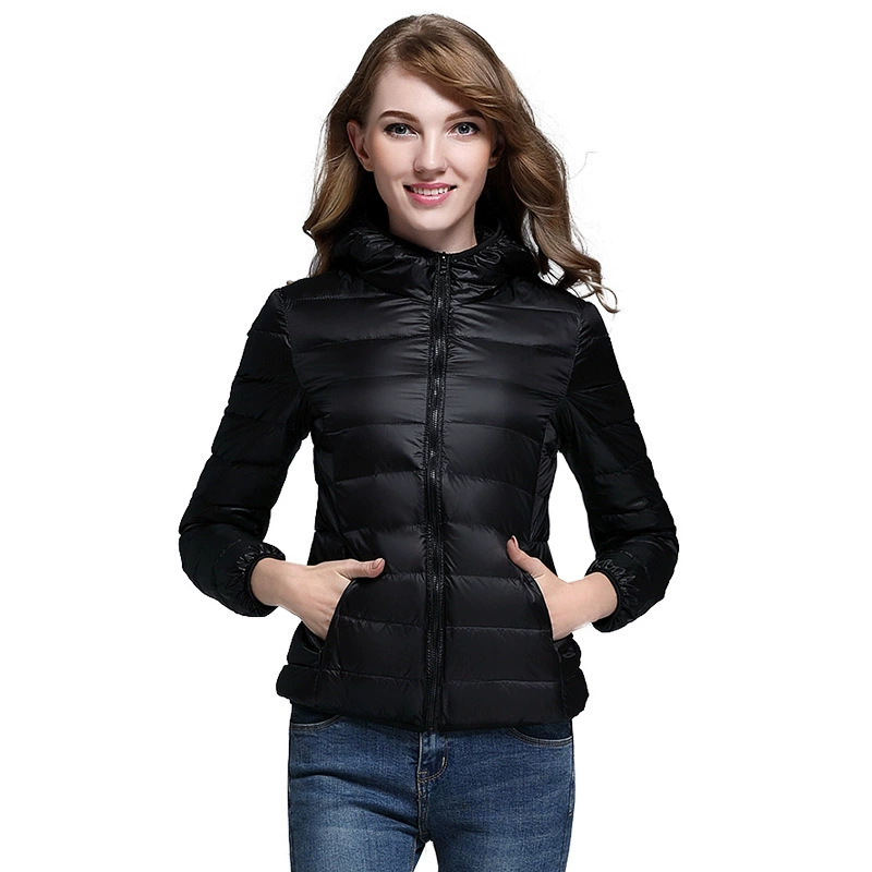 Storage bag, velvet demi-season down jacket with down, European style, plus size, duck down