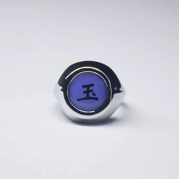 Single ring jade silver