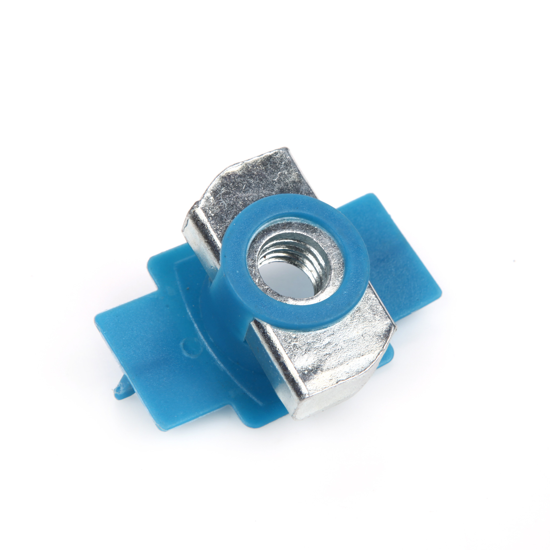 现货供应塑翼螺母热镀锌光伏螺帽光伏支架配件热镀锌塑翼螺母