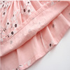 Dress sleevless, summer small princess costume, children's clothing, flowered, Korean style