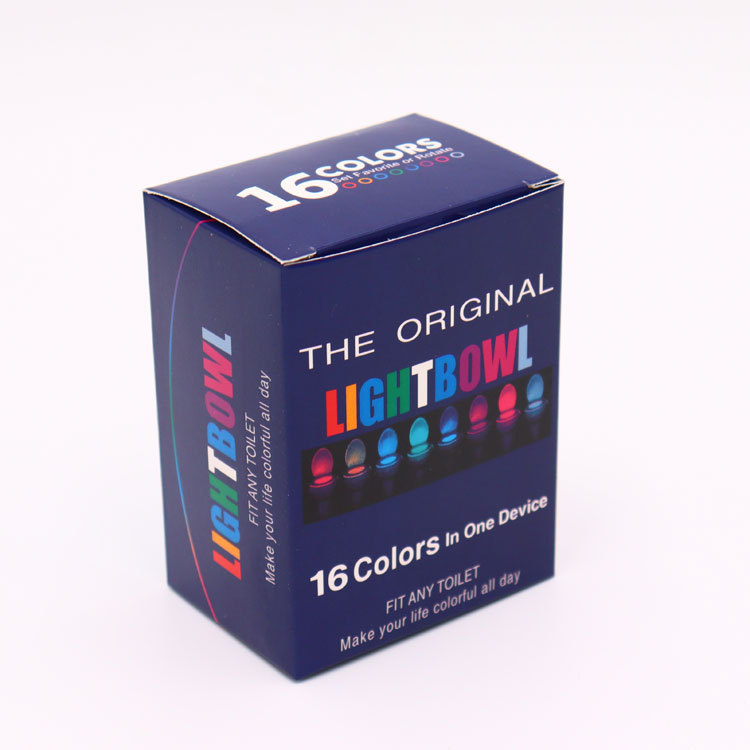 8-color 16-color inodoro lámpara de inducción colgante Cuerpo Humano inducción inteligente tapa del inodoro lámpara LED luz de la noche del inodoro