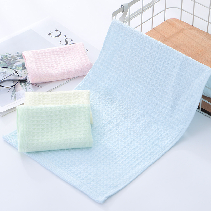 Special towel for pregnant women to wipe private parts bamboo fiber postpartum adult confinement towel Super soft waffle honeycomb children's towel