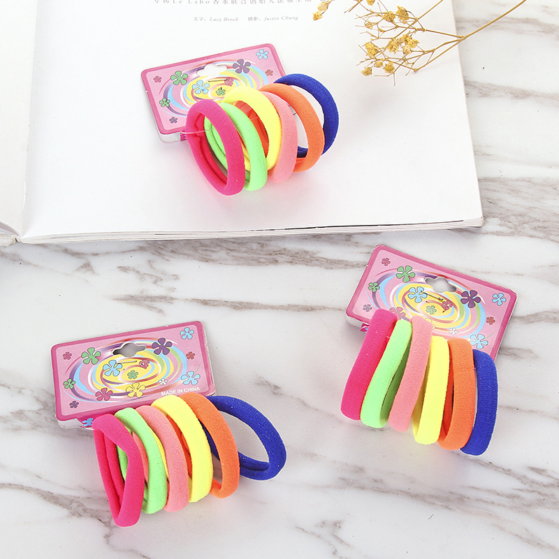 4cm 타월 링 크로스 보더 블랙 고무 밴드 4.5 인치 니트 원활한 헤드 로프 헤어 링 고탄성 가죽 모자