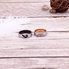 Ring stainless steel heart-shaped for beloved heart shaped, jewelry, European style, suitable for import