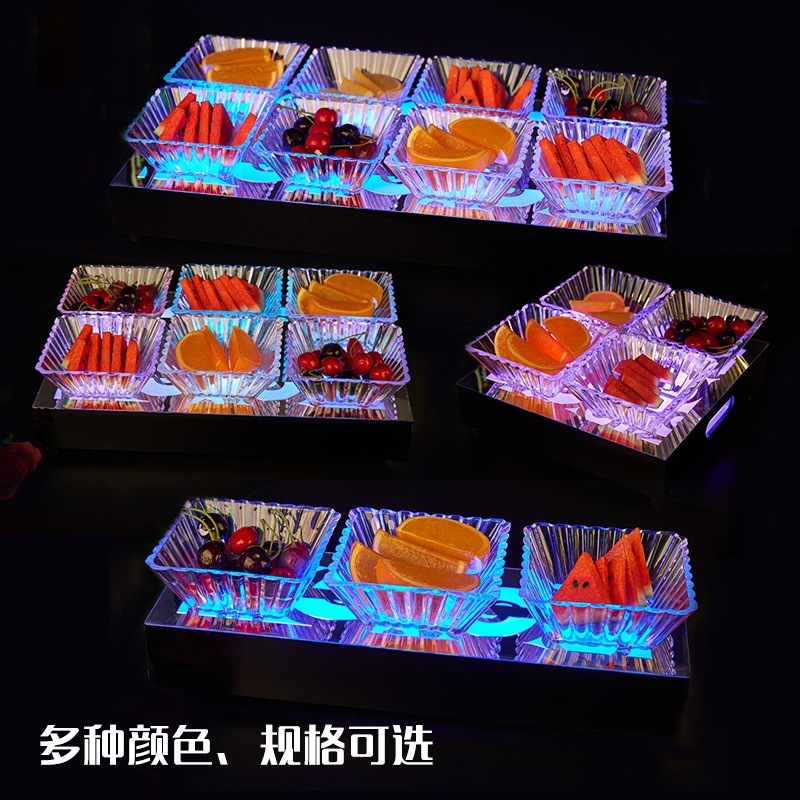 Plato de fruta KTV plato de fruta KTV creativo plato de fruta de plástico