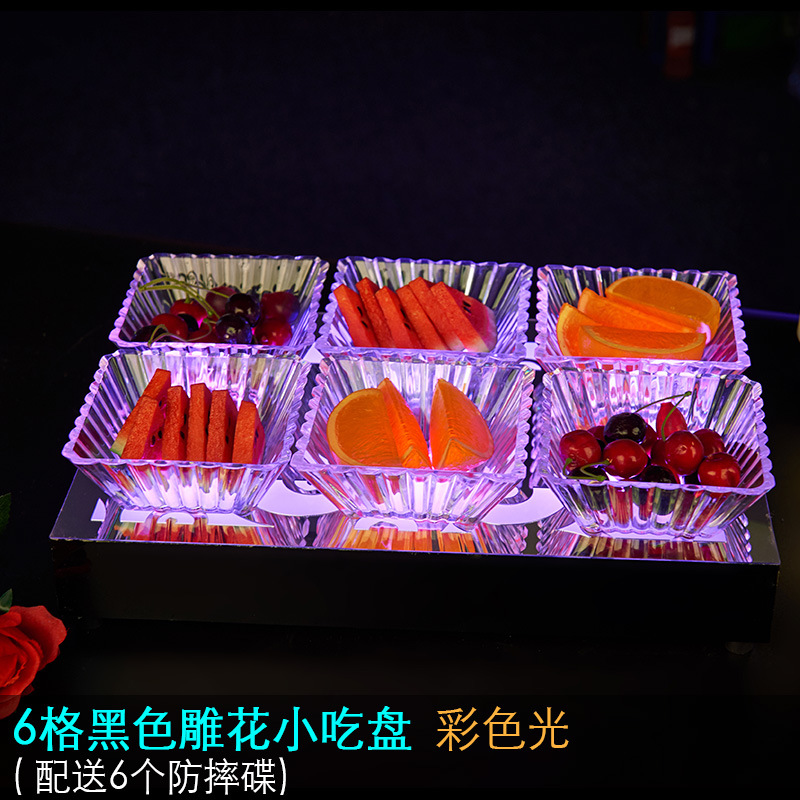 Plato de fruta KTV plato de fruta KTV creativo plato de fruta de plástico