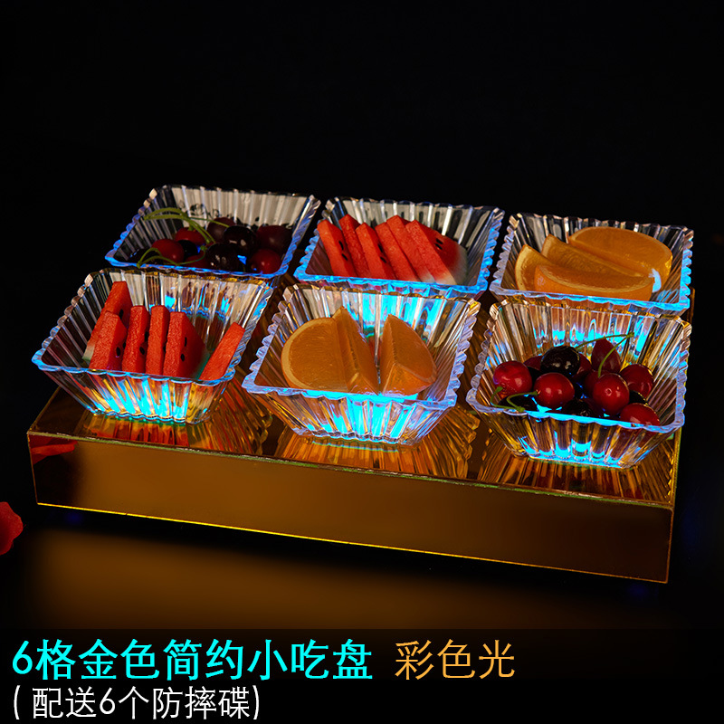 Plato de fruta KTV plato de fruta KTV creativo plato de fruta de plástico