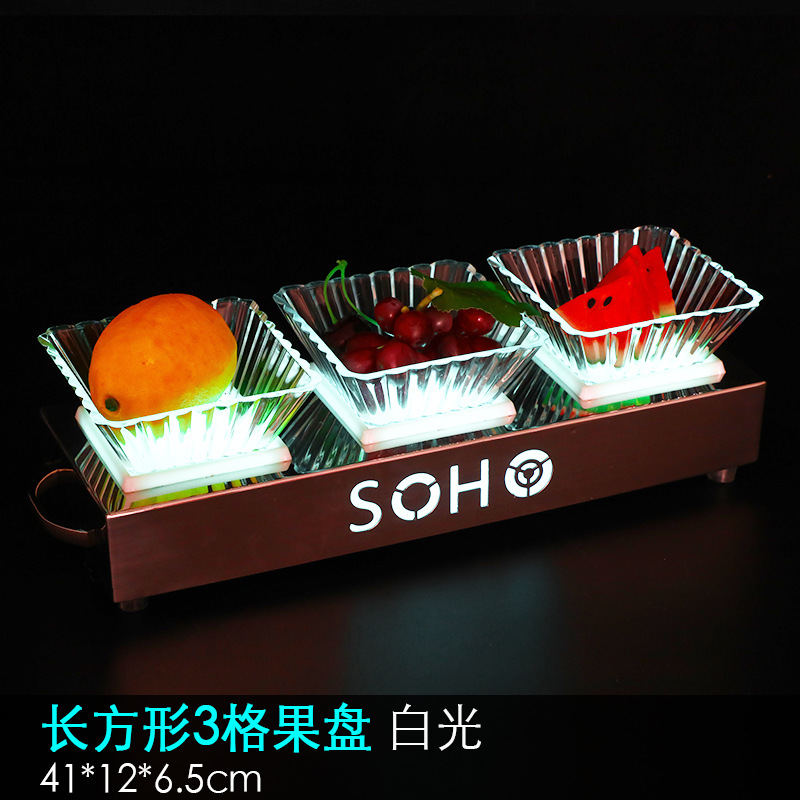 Plato de fruta KTV plato de fruta KTV creativo plato de fruta de plástico