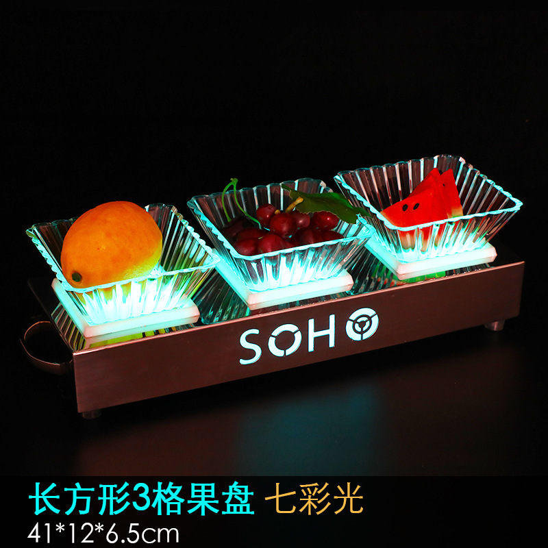 Plato de fruta KTV plato de fruta KTV creativo plato de fruta de plástico