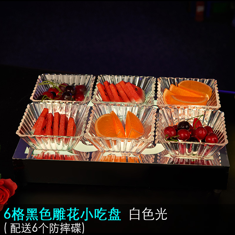 Plato de fruta KTV plato de fruta KTV creativo plato de fruta de plástico