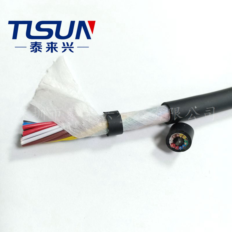 工厂供应 CE标准 12芯0.2mm2  HF-YY 耐弯折 高柔性拖链控制电缆