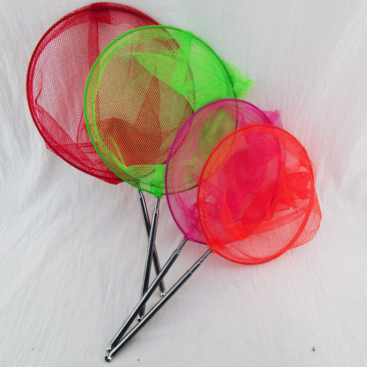 F1141 manejar red de pesca retráctil para niños jardín de infantes bolsa de red de pesca de mariposa red de pesca libélula Red de insectos