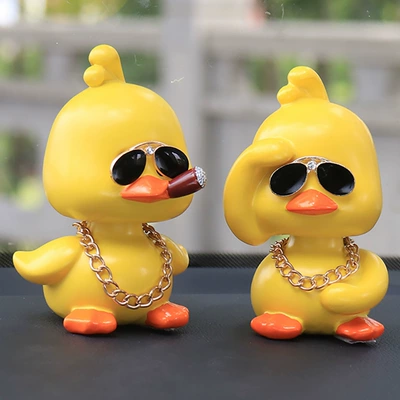 Car ornaments – Celebrity TikTok Yellow Duck Car