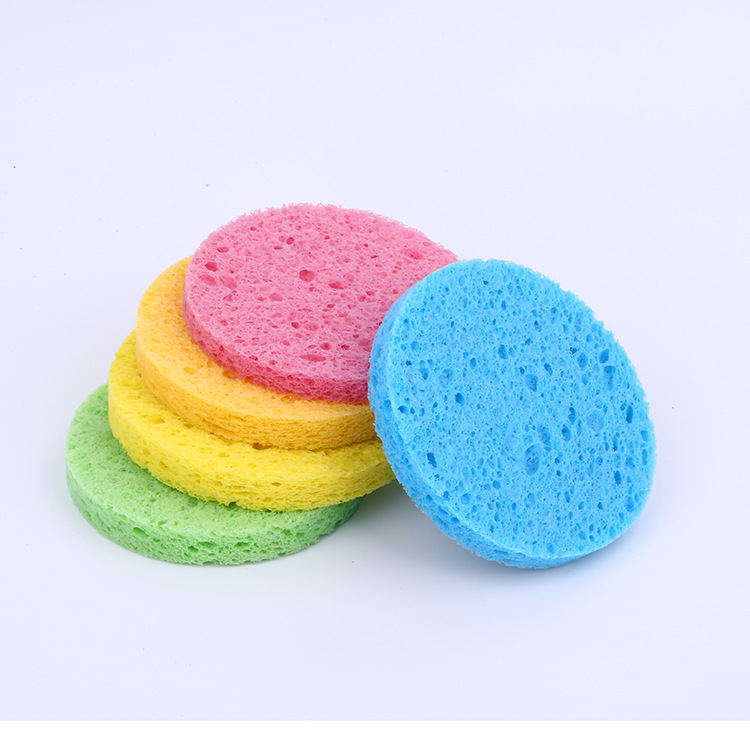 生产加工木浆绵  海绵洗脸扑 卸妆洁面扑  柔软洗脸海