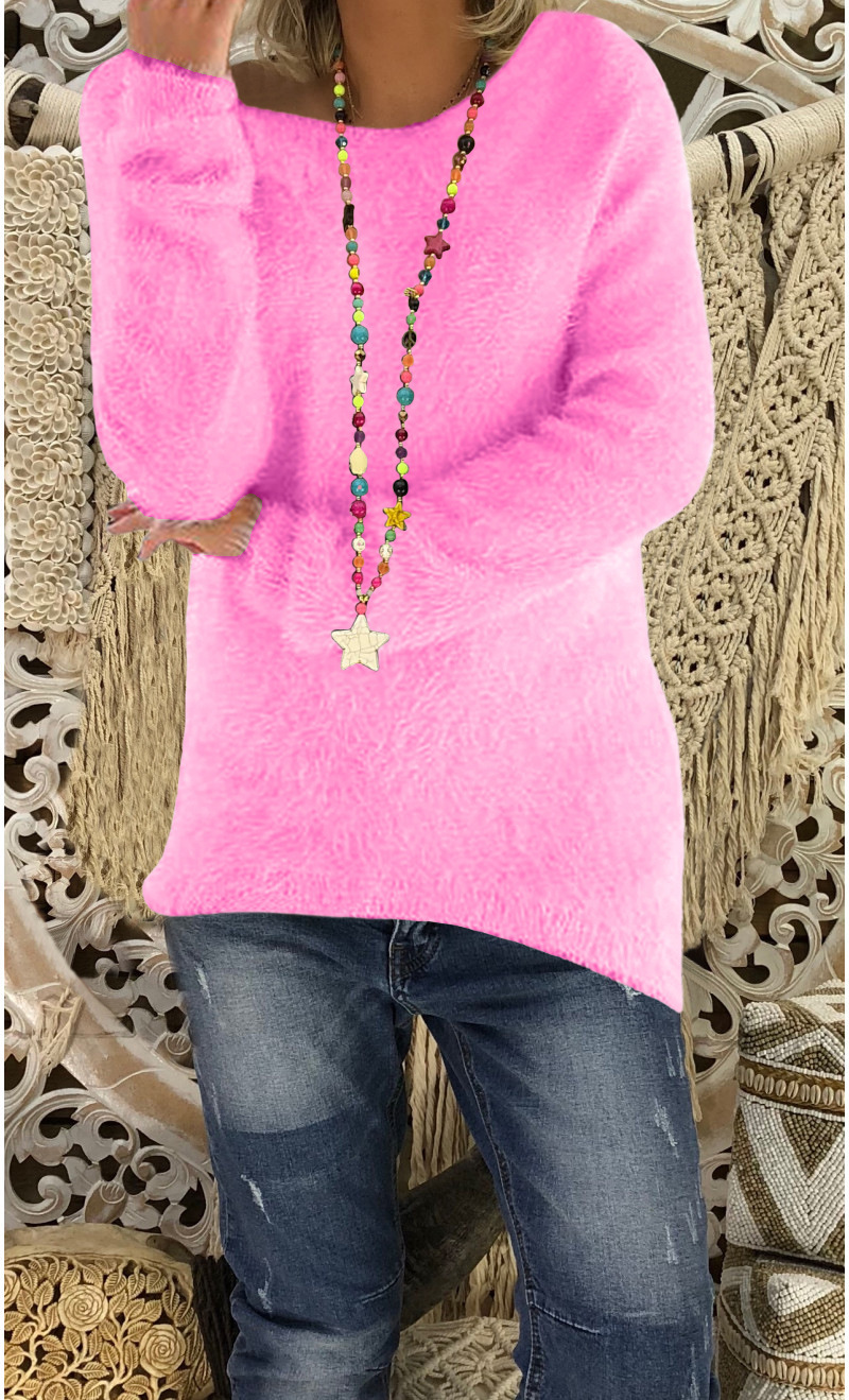 Oversize Langarmpullover für Damen – Weicher Baumwoll-Strickpullover für Herbst & Winter – Lässig-schicke Streetwear in 14 Farben (S-5XL)_voghion.com