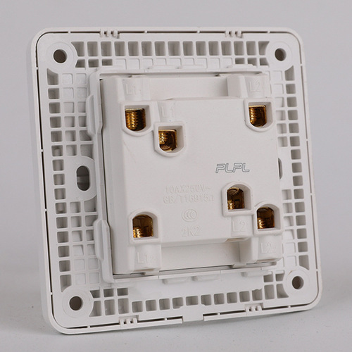 Manufacturer wholesale white engineering switch socket 86 type wall switch panel three holes one open double control five hole socket