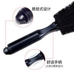 Car tire brush, car wash tire cleaning brush, car wash brush, cleaning supplies wheel brush, small black round head