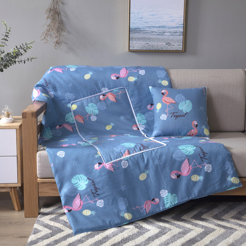 Manufacturer wholesale pillow quilt dual-purpose lunch blanket two-in-one cushion quilt creative pillow quilt car pillow