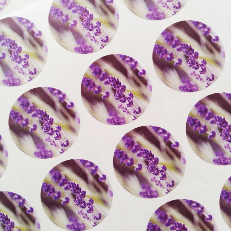 香味贴纸薰衣草清新香味贴纸香水香氛贴纸空气清新香薰蜡烛贴纸